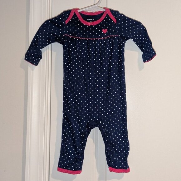 🐲3 FOR $9🦄 Carter's Long Sleeve Pants One Piece Bodysuit Outfit Girl Top Shirt - Picture 1 of 2